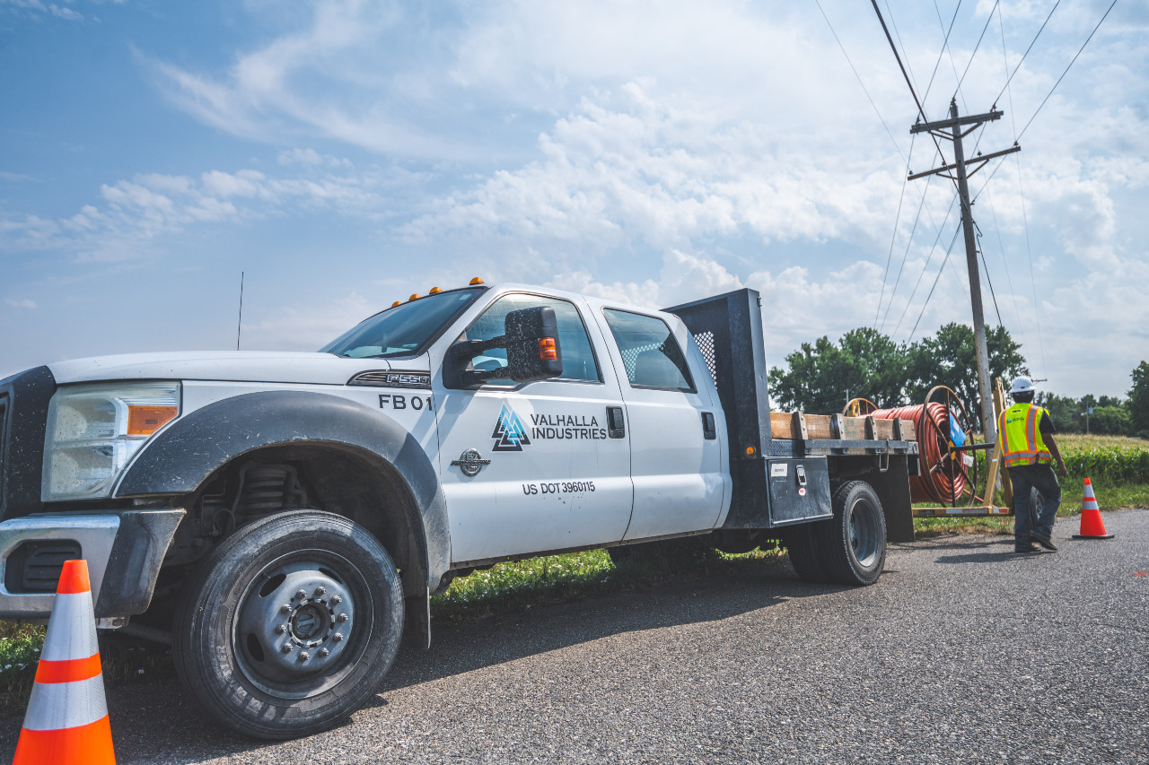 Middle-mile infrastructure deployment by Valhalla Industries for ISP networks