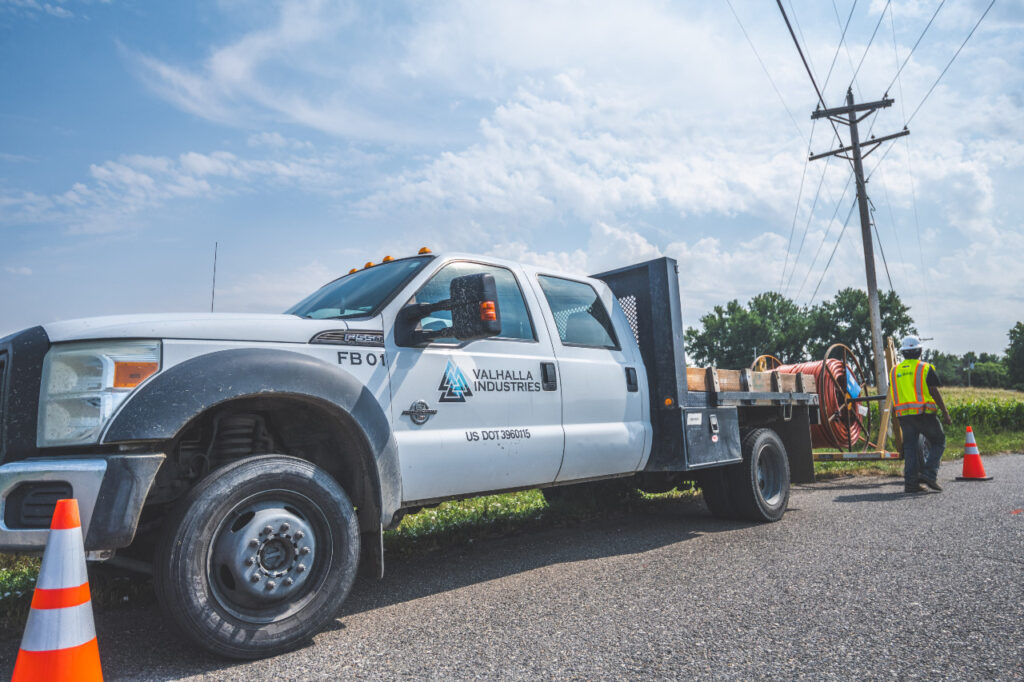 Middle-mile infrastructure deployment by Valhalla Industries for ISP networks